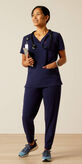 Clara 6 Pocket Scrub Top Full